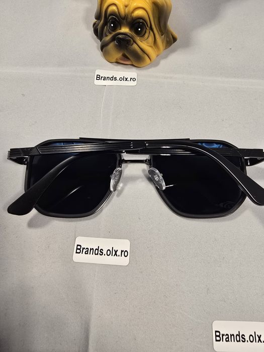 Ochelari de soare polarizati Emporio Armani, negri, P3613, made in Italy