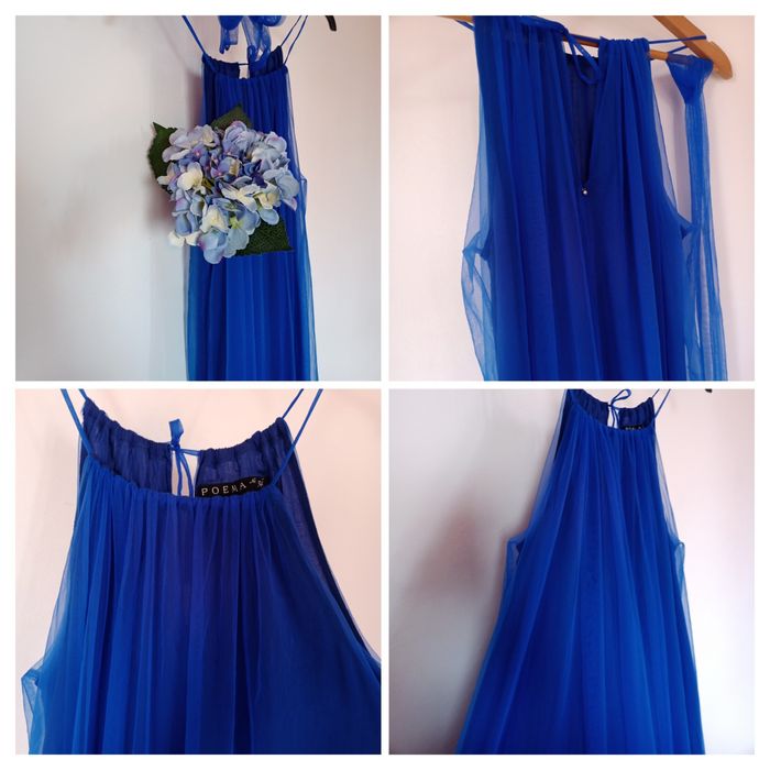 Rochie tulle albastră