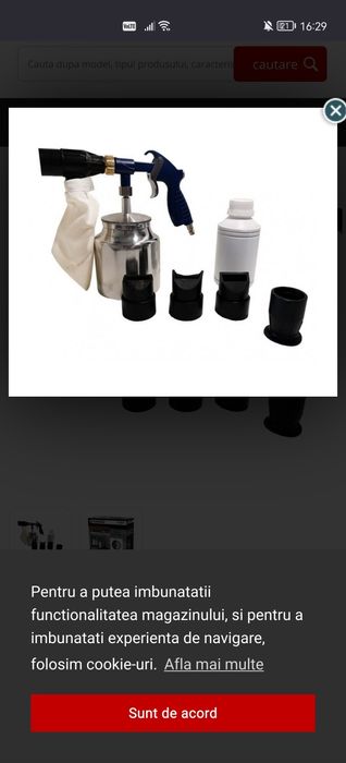 Vand pistol sablat schimb cu sursa pc