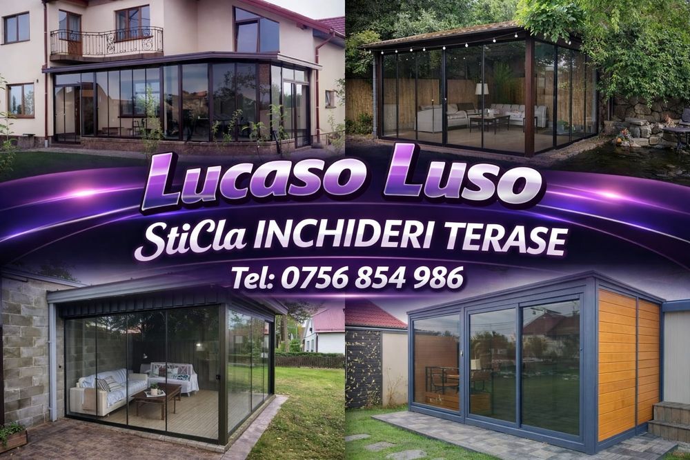 Inchideri TERASE STICLA si Folie