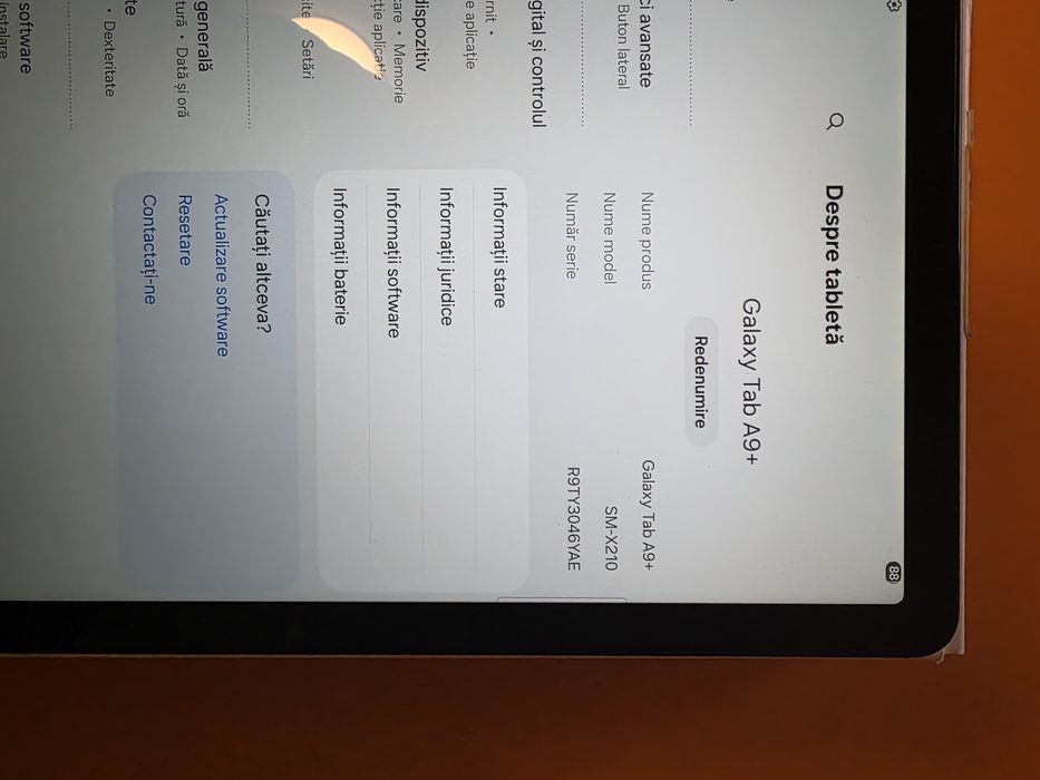 Samsung Tab A9 Plus 64gb 4gb ram Gray resigilata garantie factura