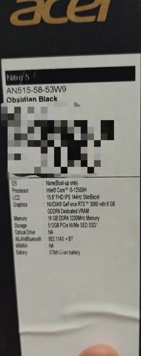 ACER NITRO 5  ноутбук