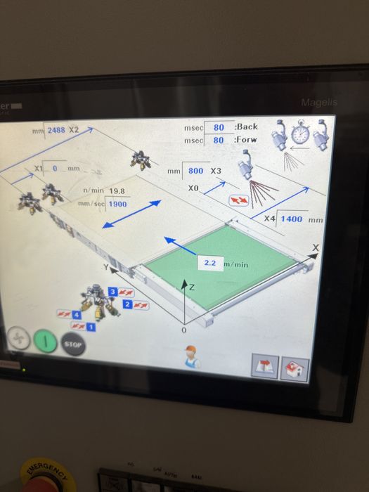 Robot vopsire mdf Cefla