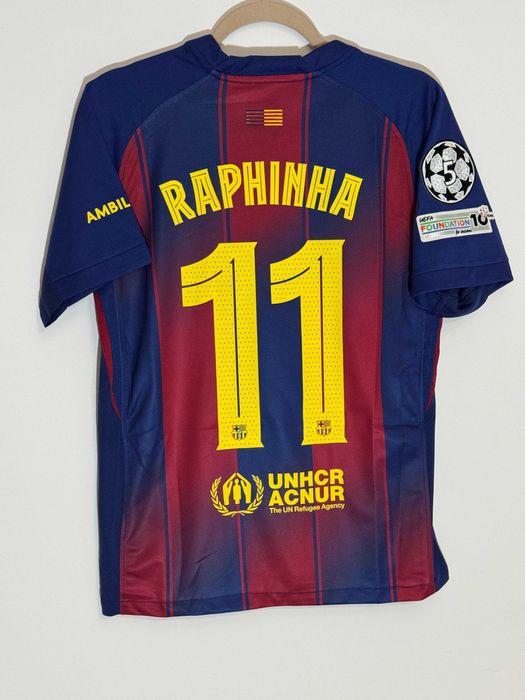 Tricou Barcelona Home 25/26 Raphinha Lamine Pedri Cancelo