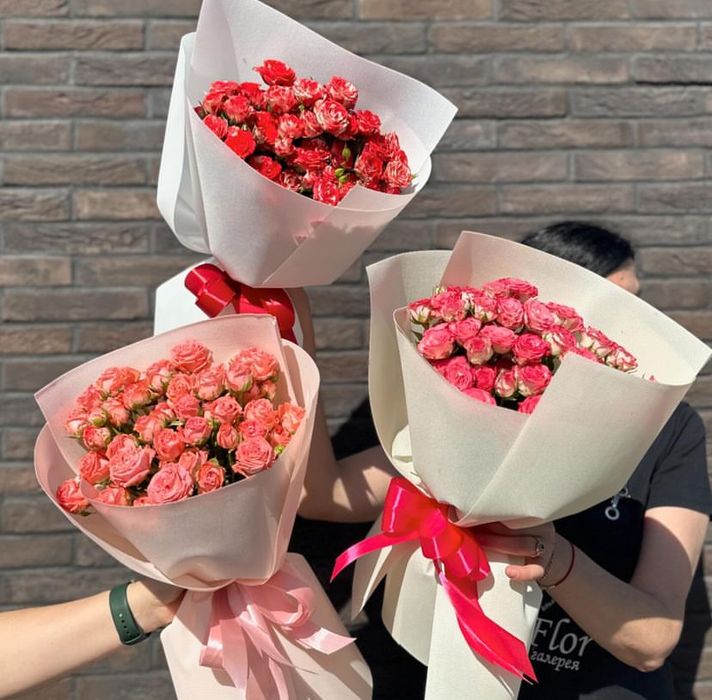 Розы пионы большой выбор