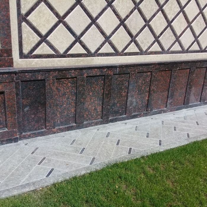 Травертин гранит мрамор балесина перила