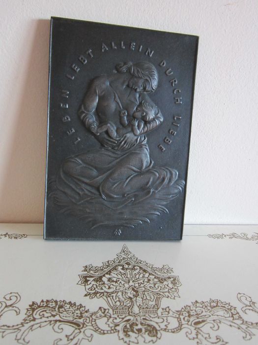 cadou rar Dragoste de mama semnata H.Moshage 1930