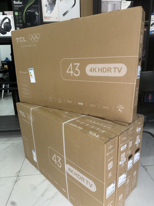 Телевизор TCL 43V6C 4K HDR GoogleTv 2026 Оптом Доставка Бесплатно