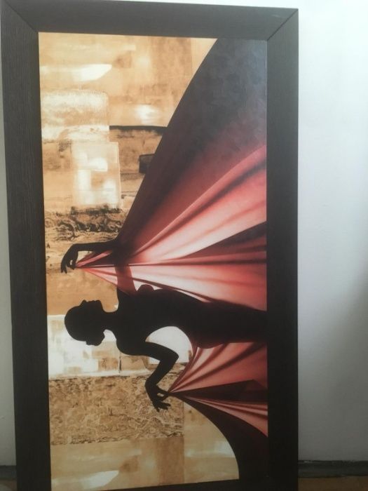 Tablou canavas Mobexpert, lemn masiv