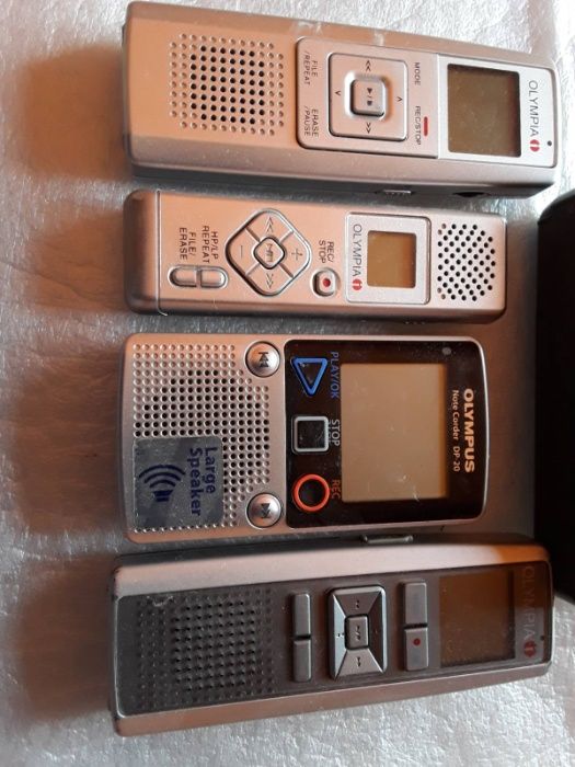 5 броя оригинални журналистически магнетофони-за части