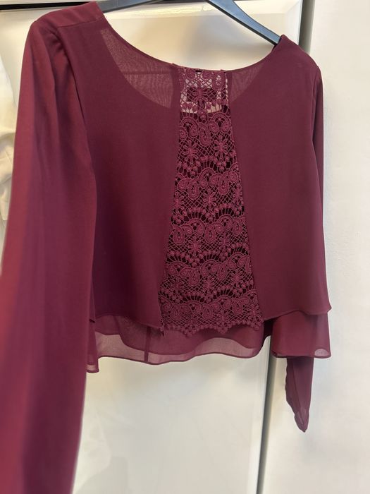 Bluza vaporoasa M / 38 • Foarte buna • Apricot