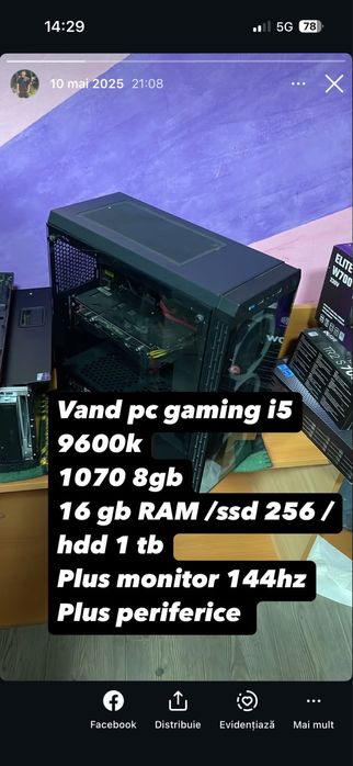Pc gaming perfect de joaca