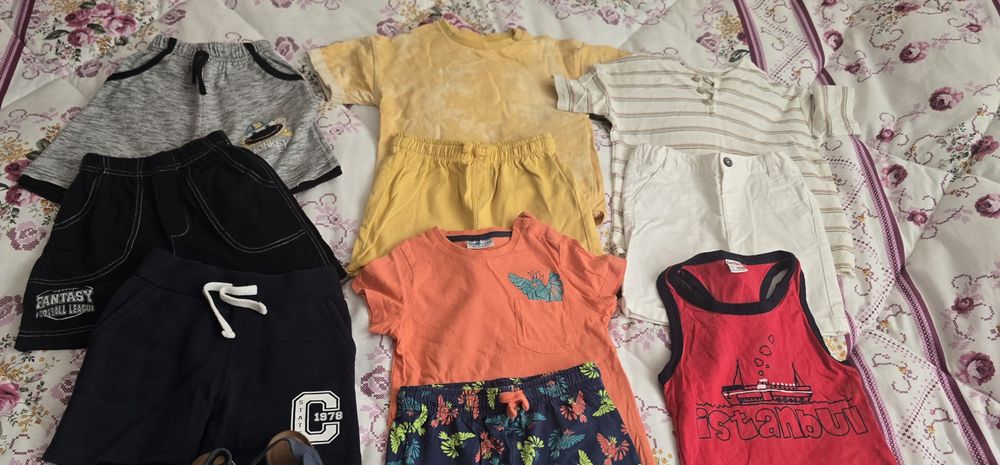 Лот дрехи за момче без забележки размер 98 2/3г.+сандали ортопедични