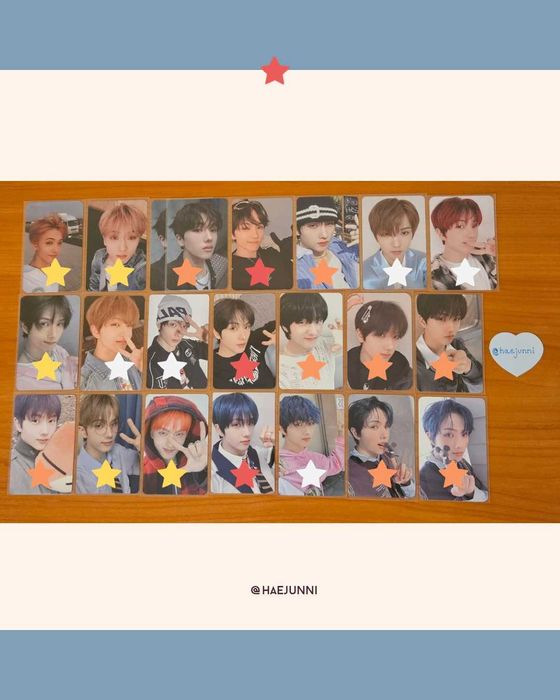 kpop photocards (nct, loona, twice, red velvet)