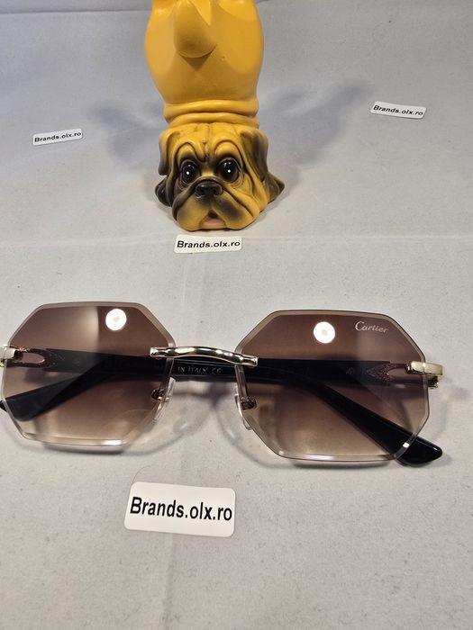 Ochelari de soare Cartier CT0439 Brown, made in Italy