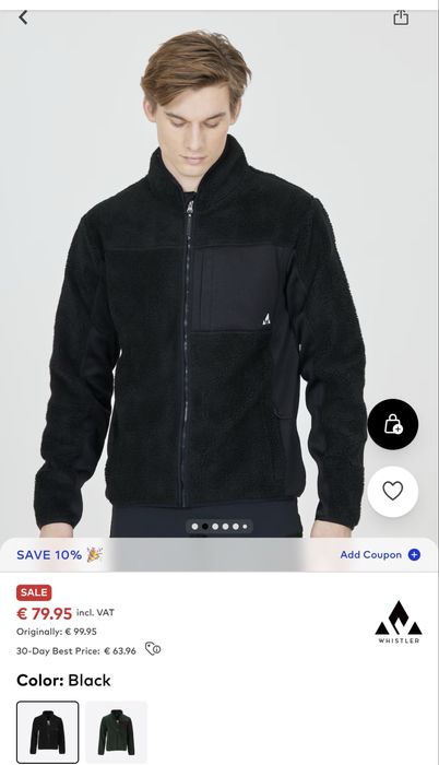Мъжко WHISTLER FLEECE Jacket. Размер L