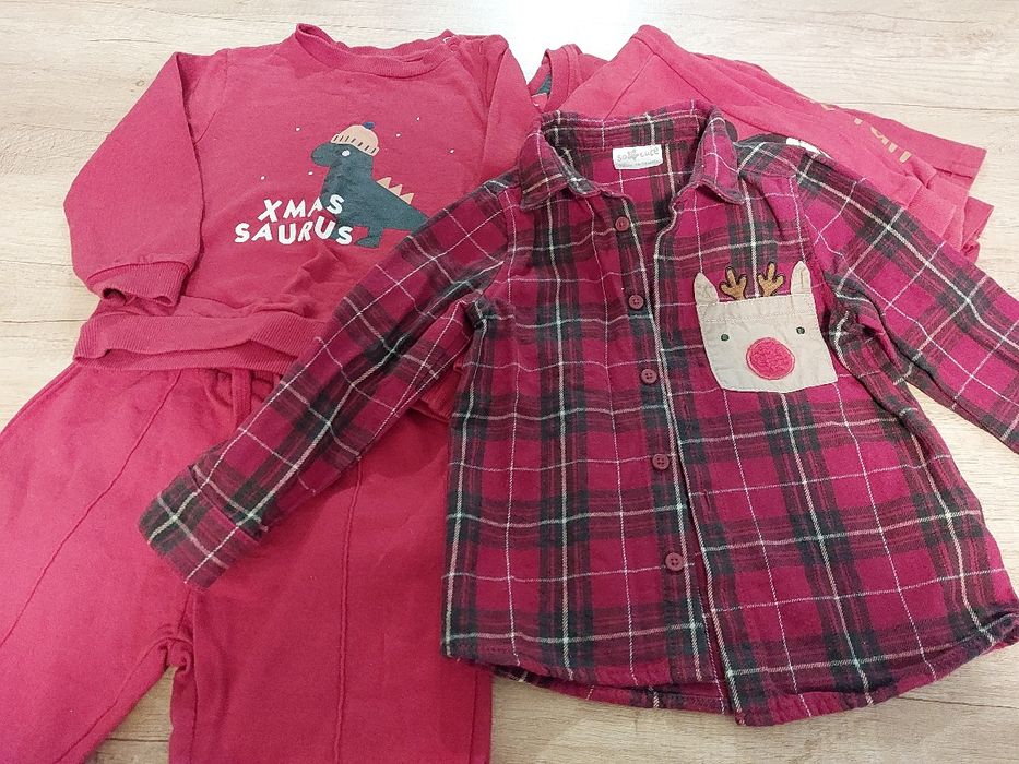 Lot imbracamints tematica Craciun 86/92