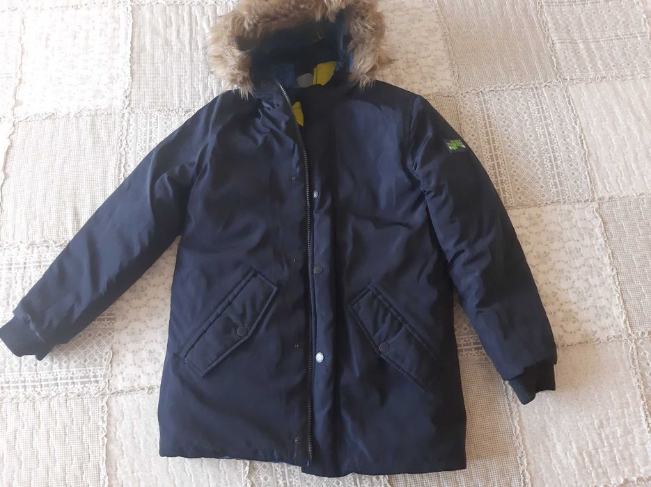 Детско двулицево зимно яке