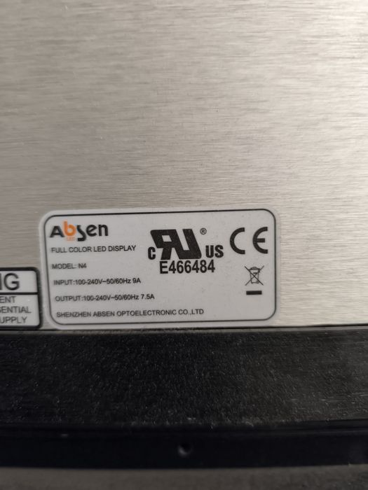 Подам Led панель Absen, размер 6,3м/1,7м