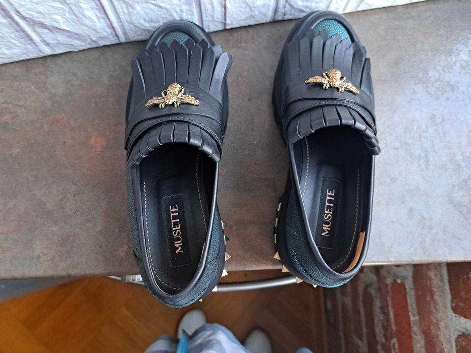 дамски обувки на платформа,мокасини,лоуфъри,Musette,37,Нови!