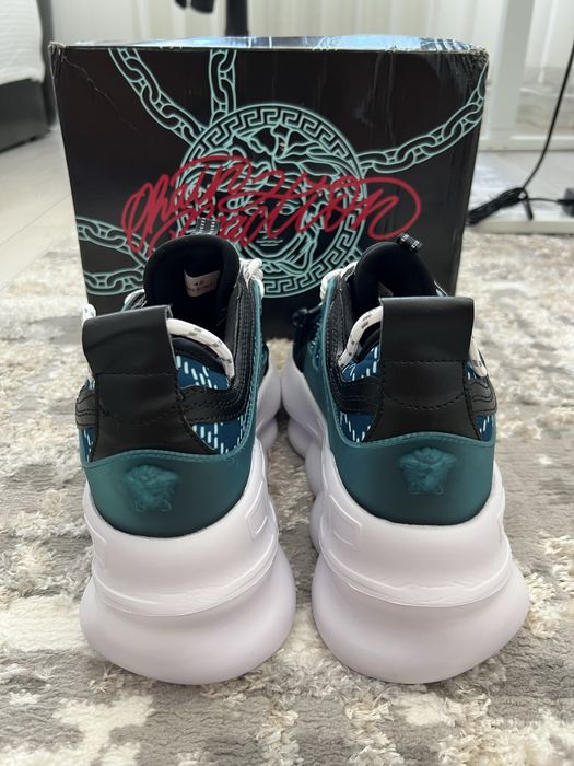 Versace Chain Reaction Blue/ White 42