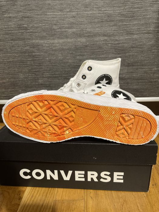 Converse tenisi negru si alb bascheti