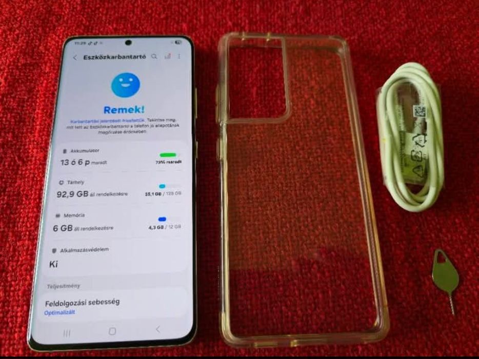 Samsung Galaxy S21 Ultra 5G Silver 128GB 12gb ram