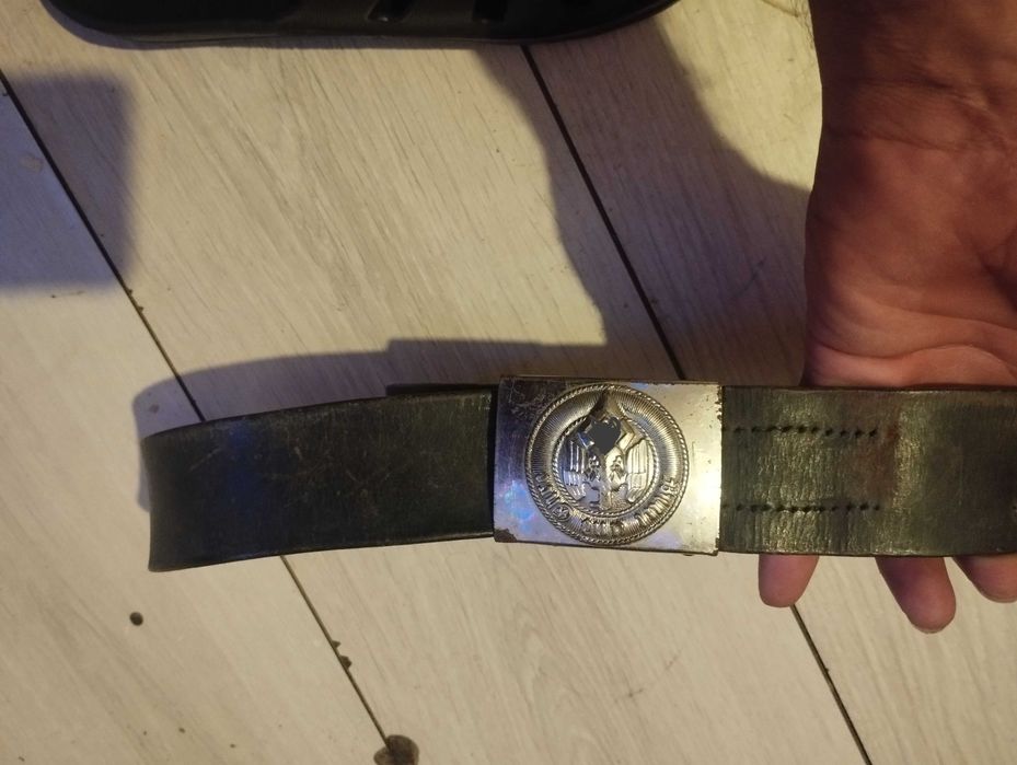 Set colecție militară originală WW2 – Crucea de Fier, centură militară ...