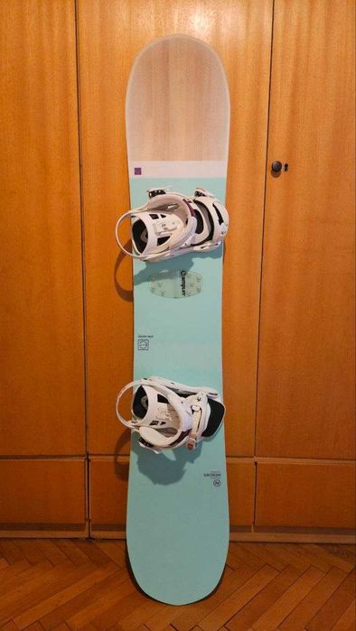 Сноуборд/Snowboard: Nidecker "Elle" series 2019, 147 cm + Drake Queen S