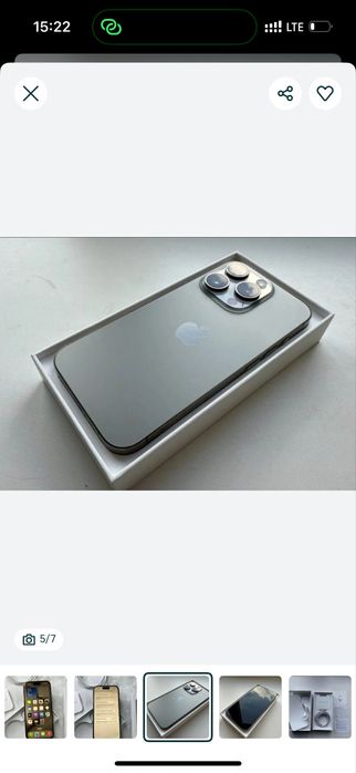 Iphone 15 pro 128 talik yomkost 87%