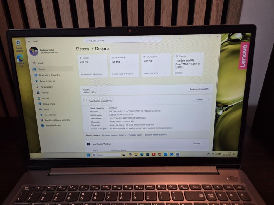 Lenovo Ideapad 15ITL6 i5gen10-8gb-512gb
