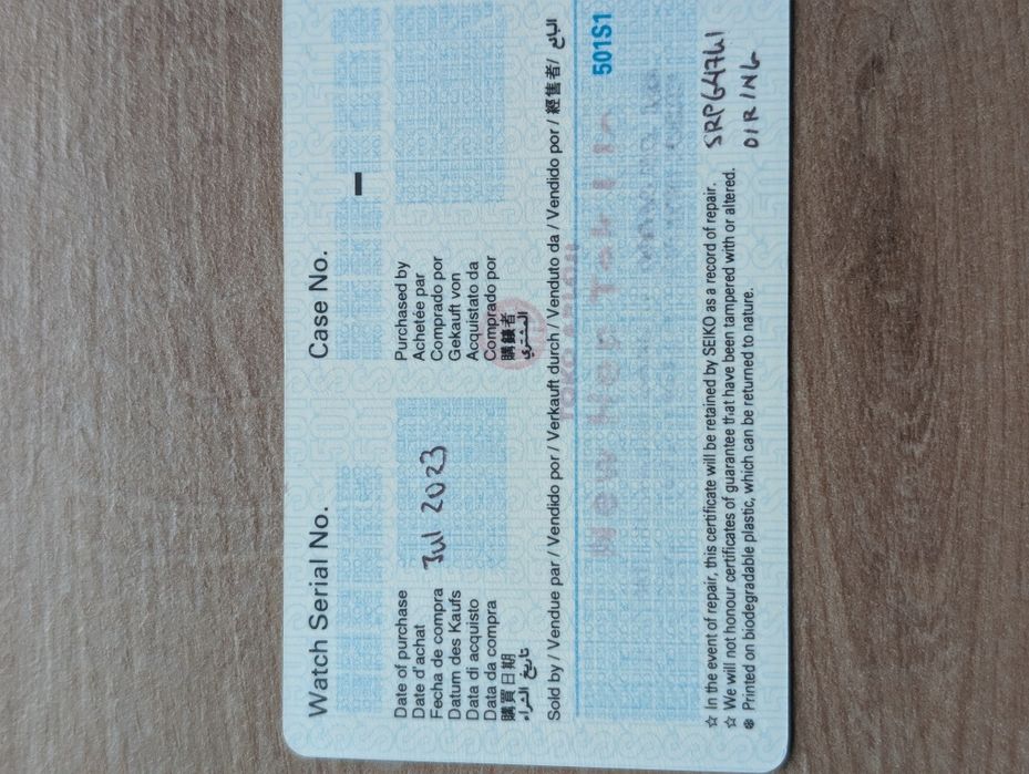 Ceas Seiko5 model SRPG47K1 Automatic