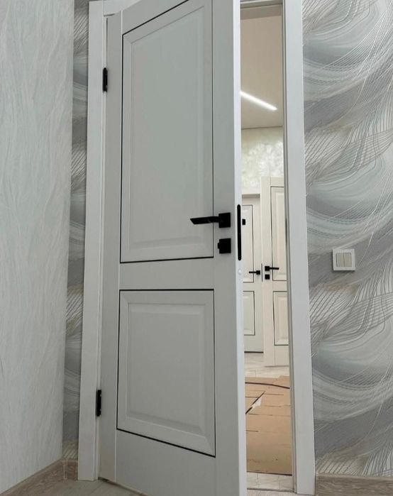 Установка дверей. Есык орнатамыз.