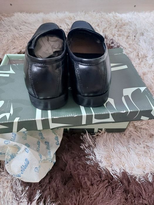 Кожаные новые мужские туфли Delli Aldo