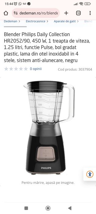 Blender Philips folosit