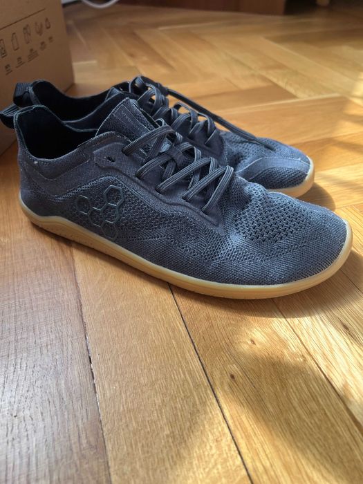 Дамски боси обувки Vivobarefoot Primus Lite Knit Natural, 39, тъмносиви (Eclipse)