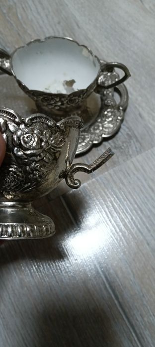 Set cafea argintat vechi