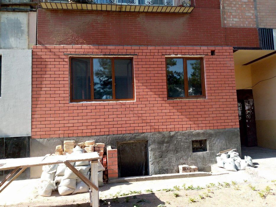 Balkonga g'isht teramiz.Kladka balkon.Керпичная кладка балканов