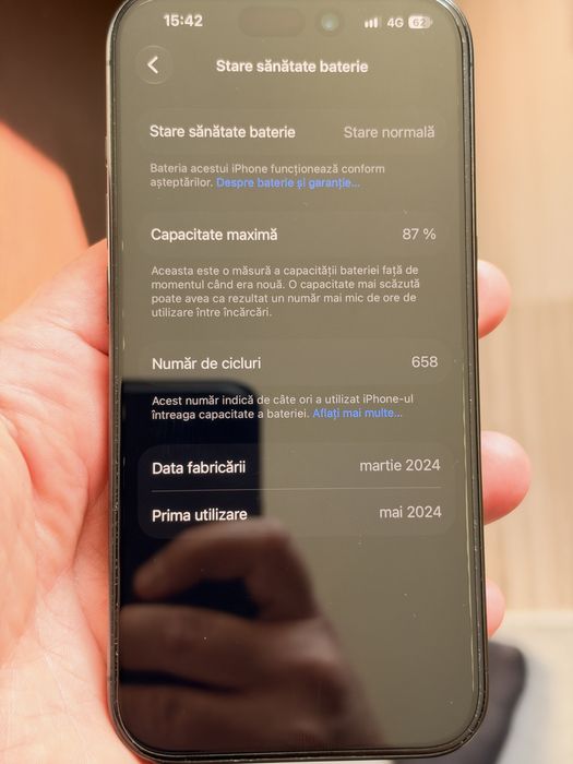 Vand Iphone 15Pro 256gb