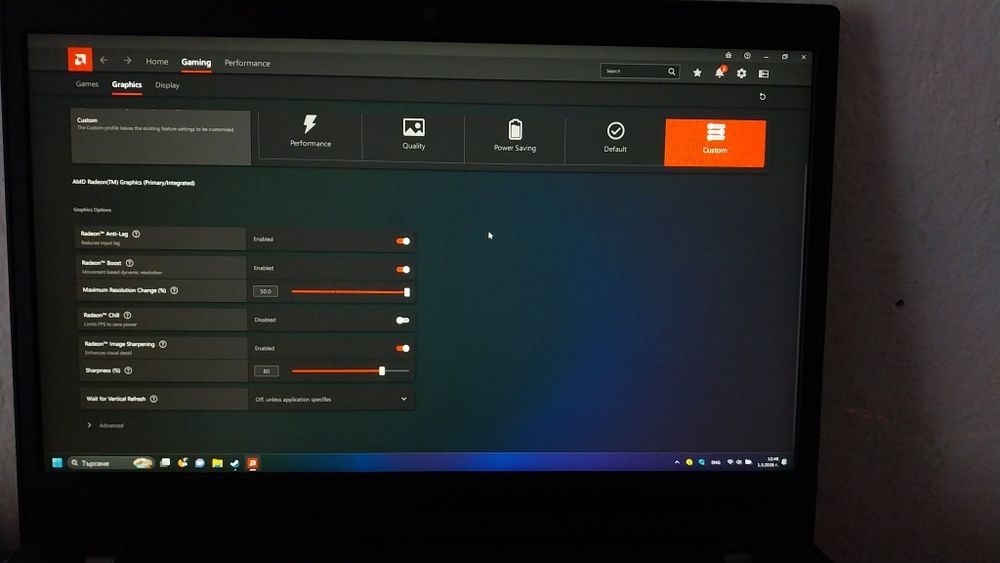 Lenovo 4K Ryzen 5 6 Ядра / 12 Нишки 16GB RAM SSD – Отличен за игри и р