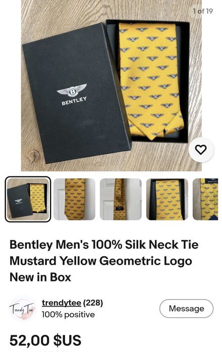 Cravata barbati Bentley original