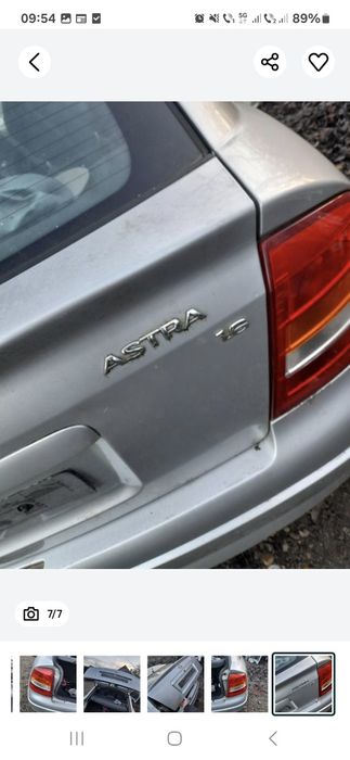 Vând  haion fără rugina + luneta impecabil opel astra g în 2 usi