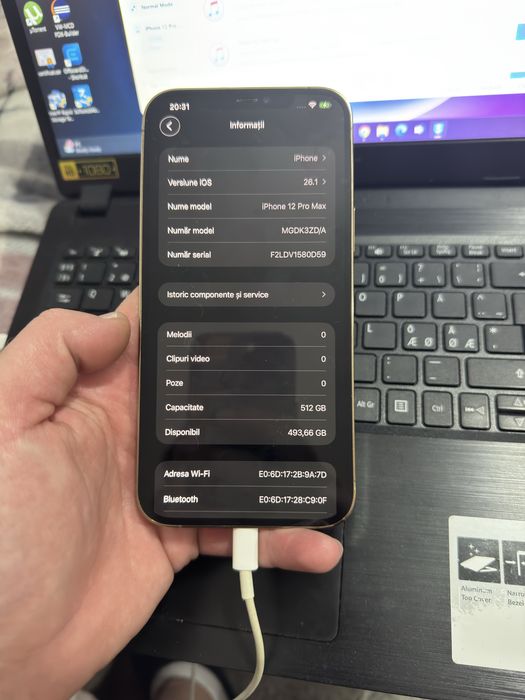 Iphone 12 pro max 512gb defect.