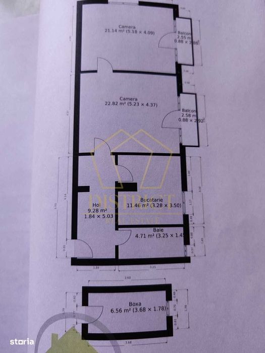 Apartament deosebit cu 2 camere | Medicina