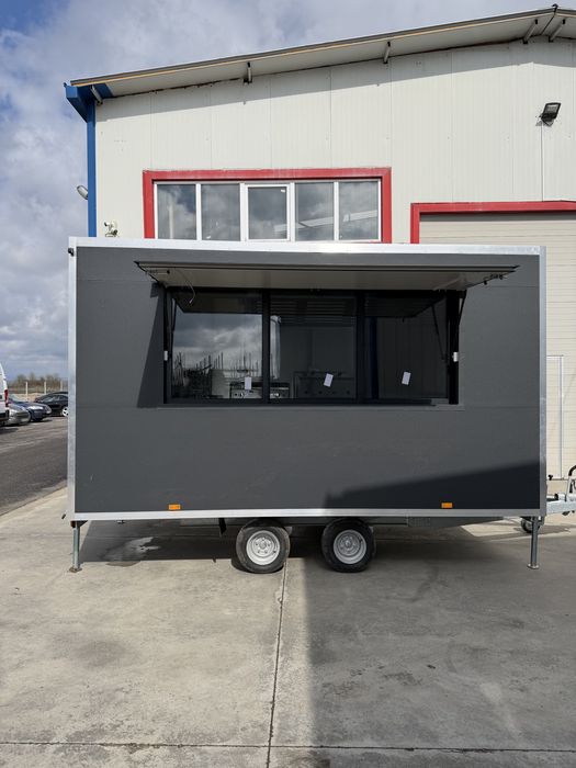 Rulota Comerciala 4m Echipata Fast Food, Cafenea, Shaorma, Burger