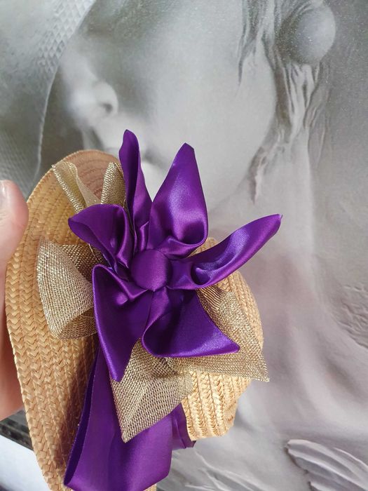 Шляпка. Соломенная