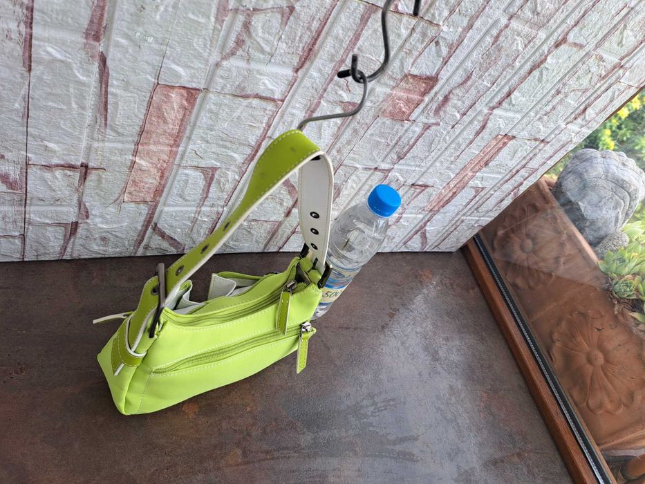 дамска чанта Tommy Hilfiger малка зелена чантичка