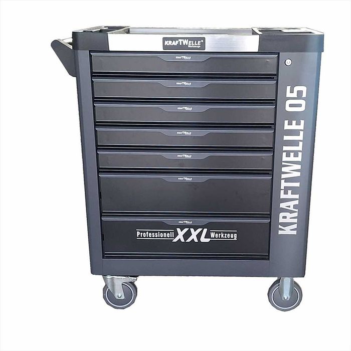 Количка с  7 чекмеджета ,6 пълни с инструменти KRAFTWELLE , XXL-05