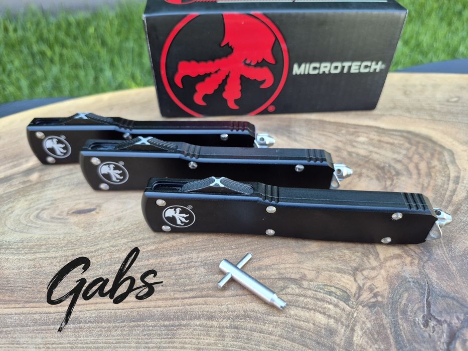 Автоматичен нож MICROTECH Ultratech НОВ  модел  с текстилен калъф