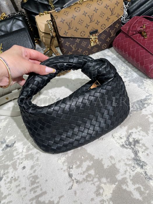 Geanta Bottega Veneta - mini Jodie neagra